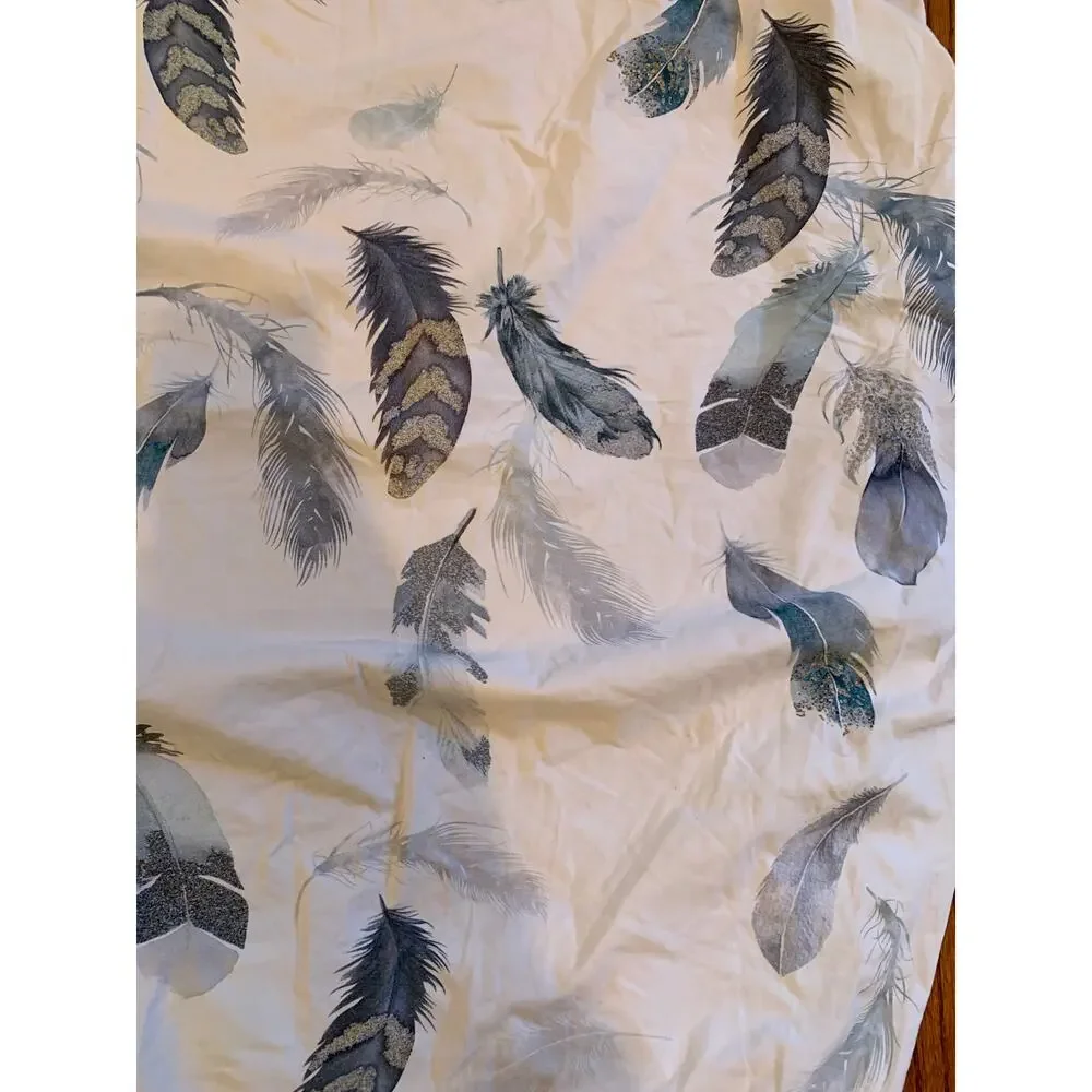 Oila Feathers Crib Sheet Convertible Bassinet Sheet / Changing Pad Cover